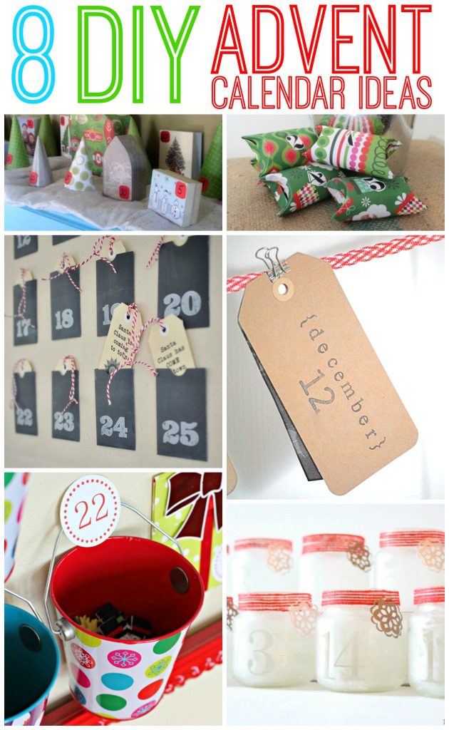 Make your countdown of the days until Christmas a memorable one with these 8 creative DIY Advent Calendar Ideas!