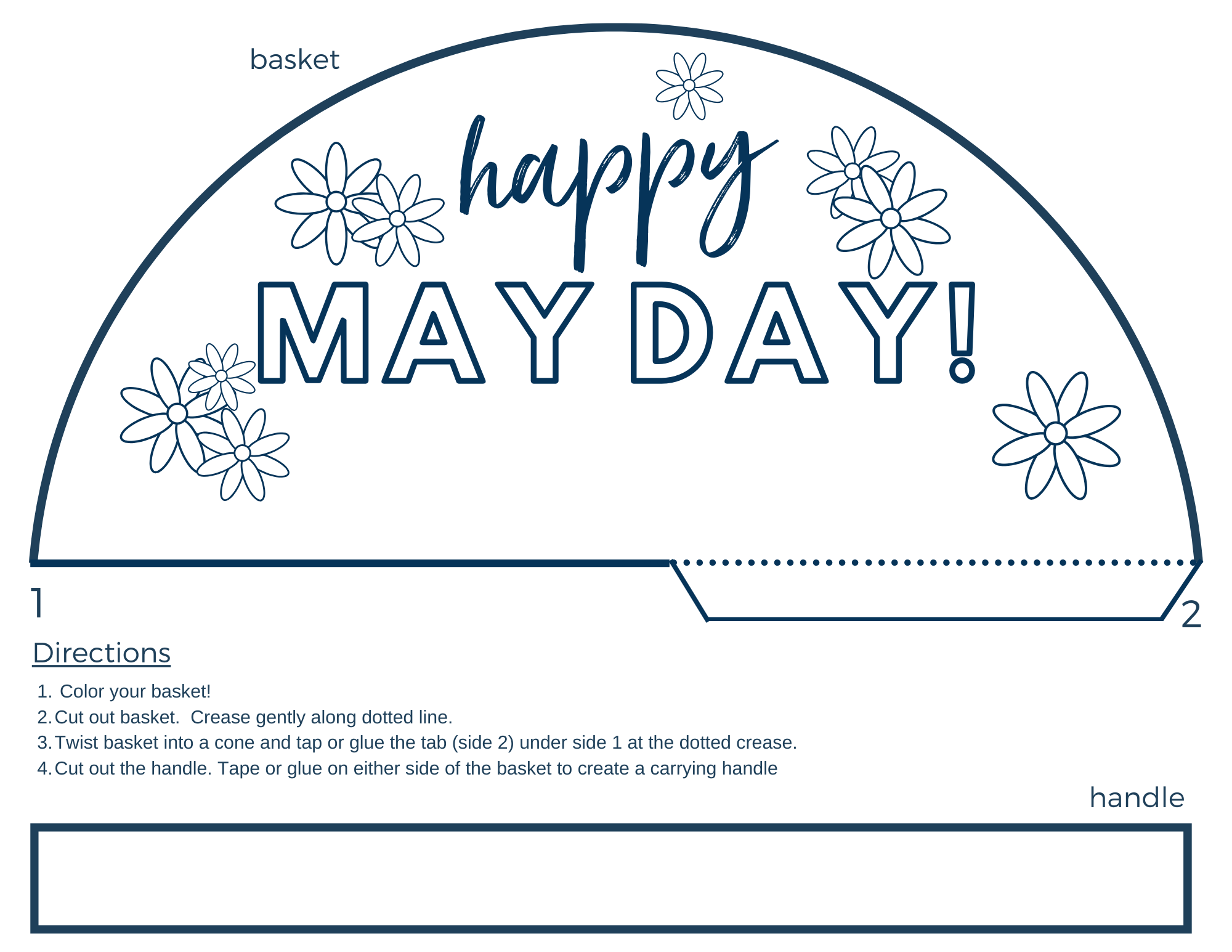 20 May Day Basket Ideas + FREE Basket Printable May 1st