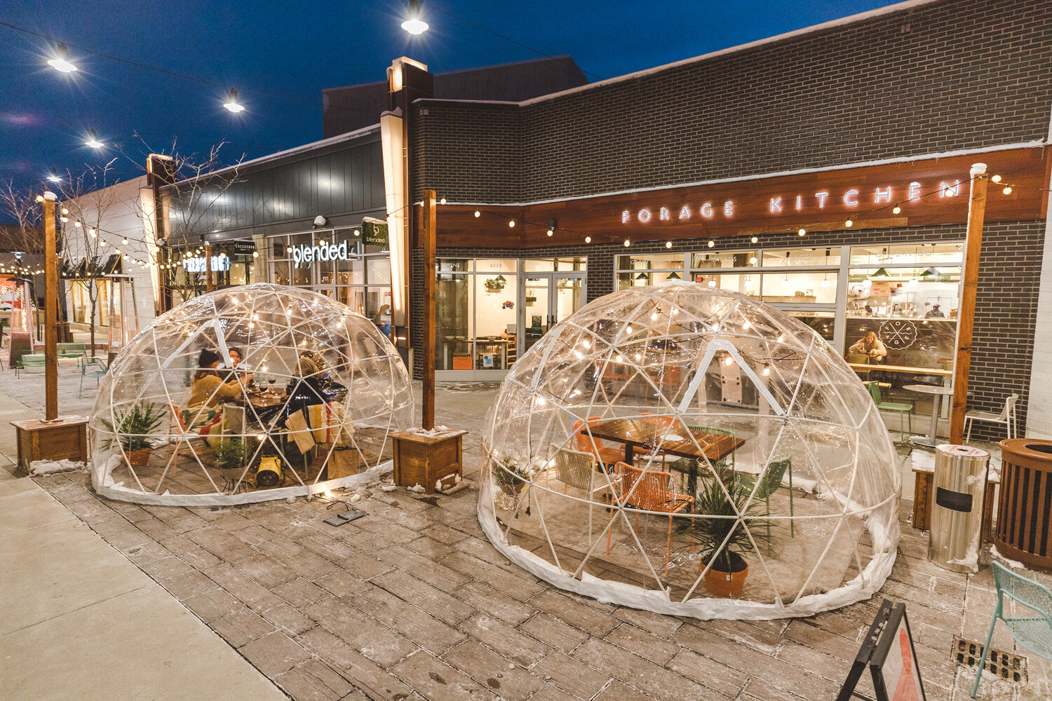 Outdoor Dining this Winter (in a DOME) | Madison, WI